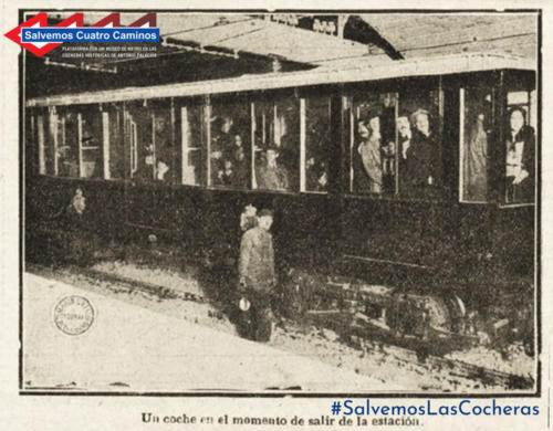 04 Tren el primer día de apertura al público, el 31 de octubre de 1919